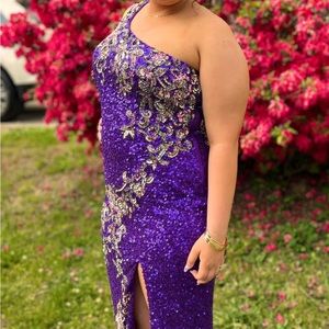 Primavera Beautiful Sequin Prom Dress